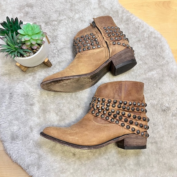 *Steve by Steve Madden | 'Jaane' Cognac Ankle Boot Size 8.5 - Picture 3 of 13